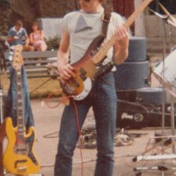 Håkon Meling, konsert i Arendal sentrum aug. 1983