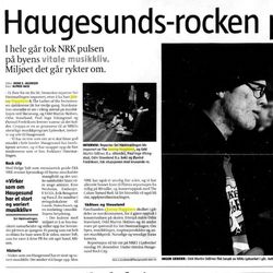 klipp fra Haugesunds avis 20.11.2003