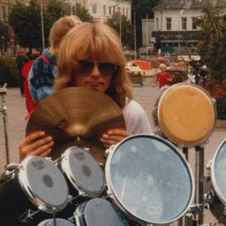 Svein Ove, konsert i Arendal sentrum aug. 1981