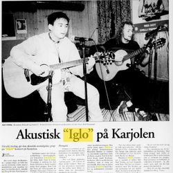 klipp fra Jærbladet , 14.11.1997