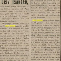 Dødsannonse fra Agderposten