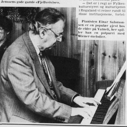 Einar Salomonsen foto: Rogalands Avis