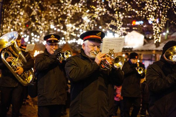 Frelsesarmeens Hornorkester Foto: Mette Randem/hentet fra Frelsesarmeen i Haugesund sine nettsider