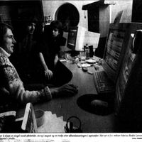 Framous i studio  foto: Harald Nordbakken/Haugesunds avis