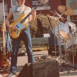 Håkon, konsert i Arendal sentrum aug. 1983