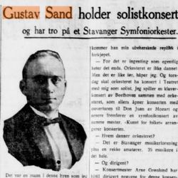 klipp fra Stavanger Aftenblad