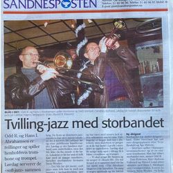 klipp fra Sandnesposten