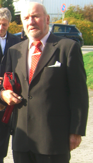 Johannes Line utenfor Gand kirke 16.10.2011 foto: Anfinnline/Wikipedia