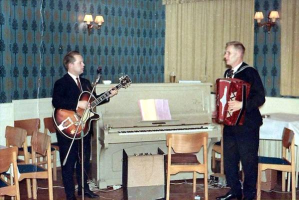 Simon og Pøyken Bildet er fra Odd Fellow ca 1970 foto tilhører Svein Paul Gilje