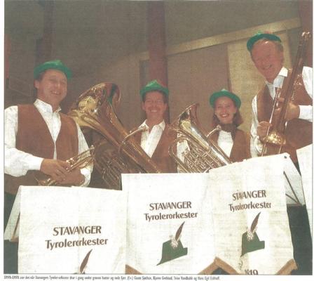 Stavanger Tyrolerorkester foto: Knut S. Vindfallet /Stavanger Aftenblad