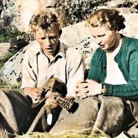 Georg Ellingsen og Gudrun Marie Ellingsen. Foto tilhører Øystein Ellingsen