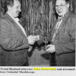 John Immesterin foto Dalane Tidene