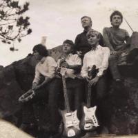 Opprinnelig besetning (ca. 1967). Stein M Jåtten, Kjell Madland, Hans Braut, Tor Arne Gjerdevik, Kåre Andersen. foto: Band på Jæren/Asgaut Steinnes