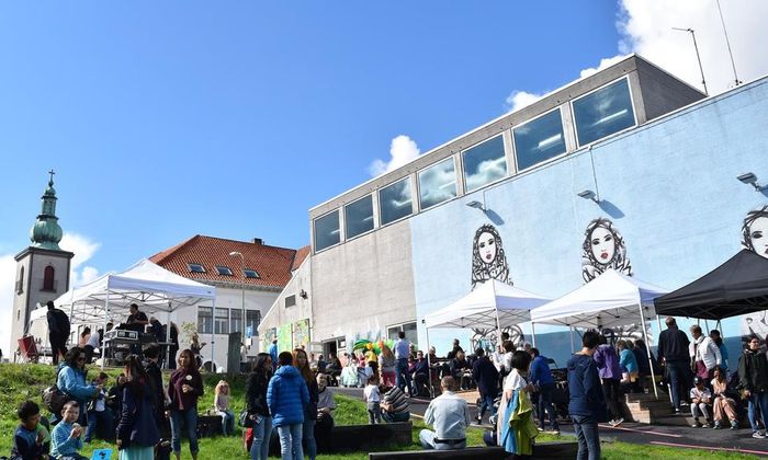 Internasjonal kulturkafe, Brødregata, organisert av Sølvberget Stavanger