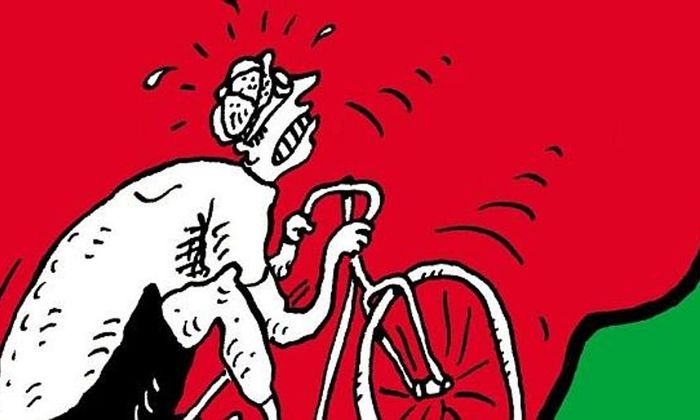 Fra omslaget til Gironimo! av Tim Moore