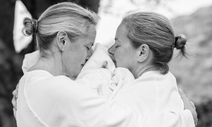 Fra danseforestillingen Kjære Baby, Din hengivne Pappa av Therese Markhus og Nina Ellen Ødegård foto © Anne Helen Robberstad