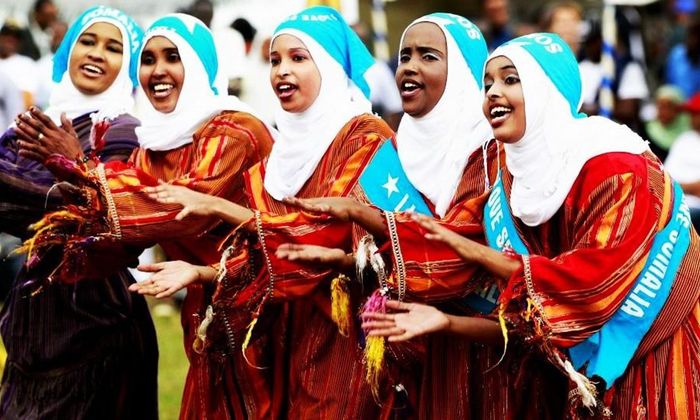 Somaliske kvinner som synger