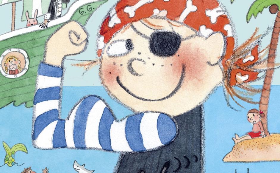 Bokcover fra Vilma Sjørøverdilla av Abby Hanlon.