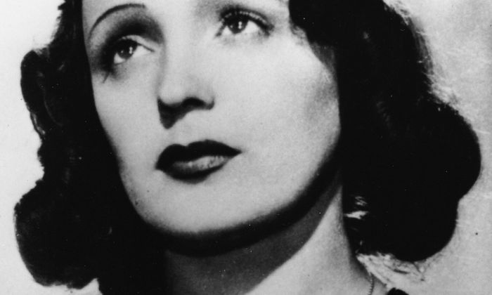 Portrett av Edith Piaf