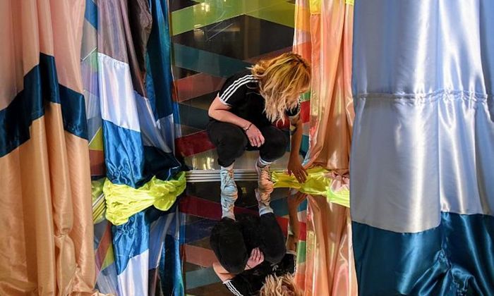 Elin Melberg med pop-up utstillingen Heredity på Sølvberget galleri 2018