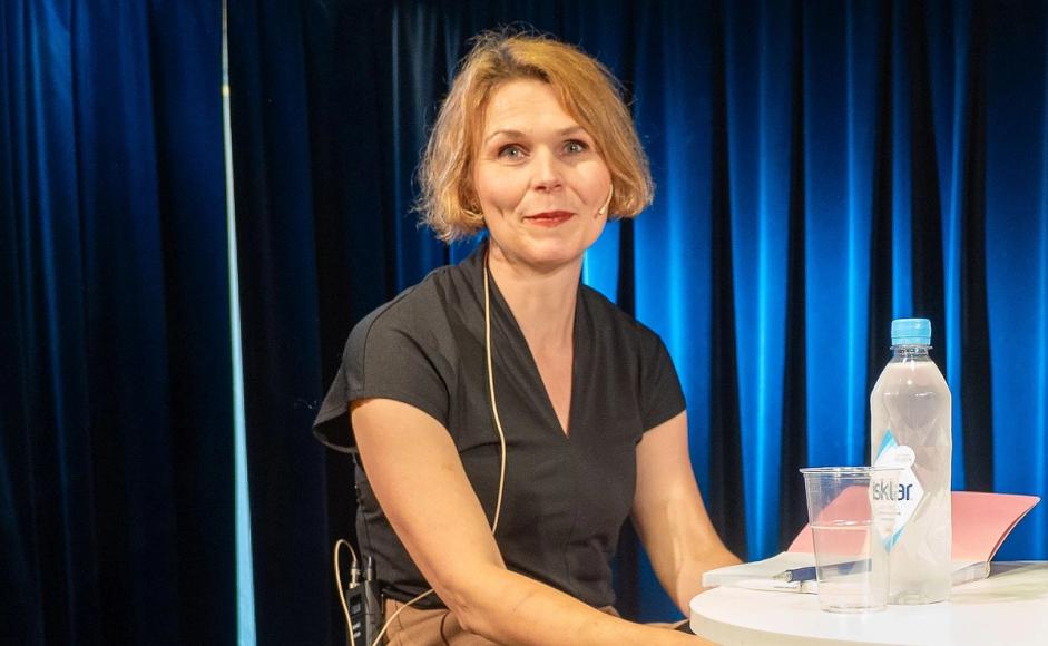 Portrett av forfatter Astrid Sverresdotter Dypvik på Kapittel24 foto Asgeir Ravndal