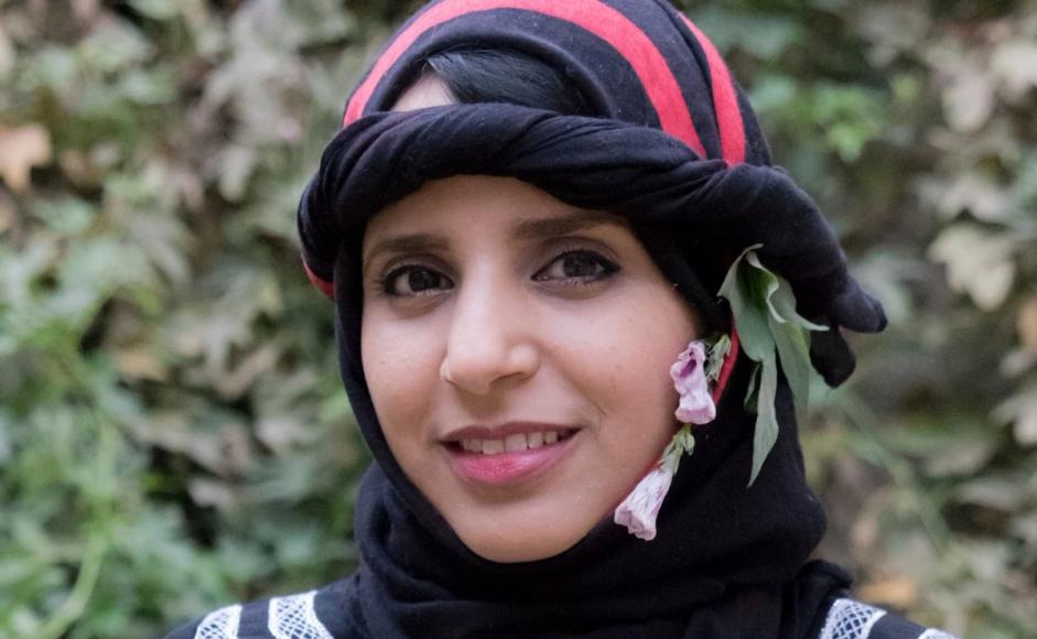 Portrett av Hayat Al-Sharif som er Stavangers nye fribykunstner. Foto: Huda Al-Sharif