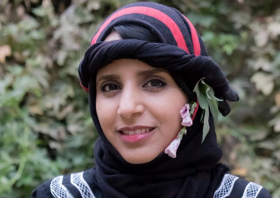 Portrett av Hayat Al-Sharif som er Stavangers nye fribykunstner. Foto: Huda Al-Sharif