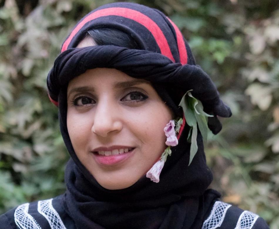 Portrett av Hayat Al-Sharif som er Stavangers nye fribykunstner. Foto: Huda Al-Sharif