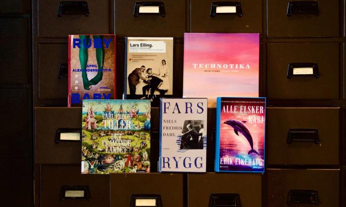 De nominerte bøkene bibliotekets litteraturpris 2026.