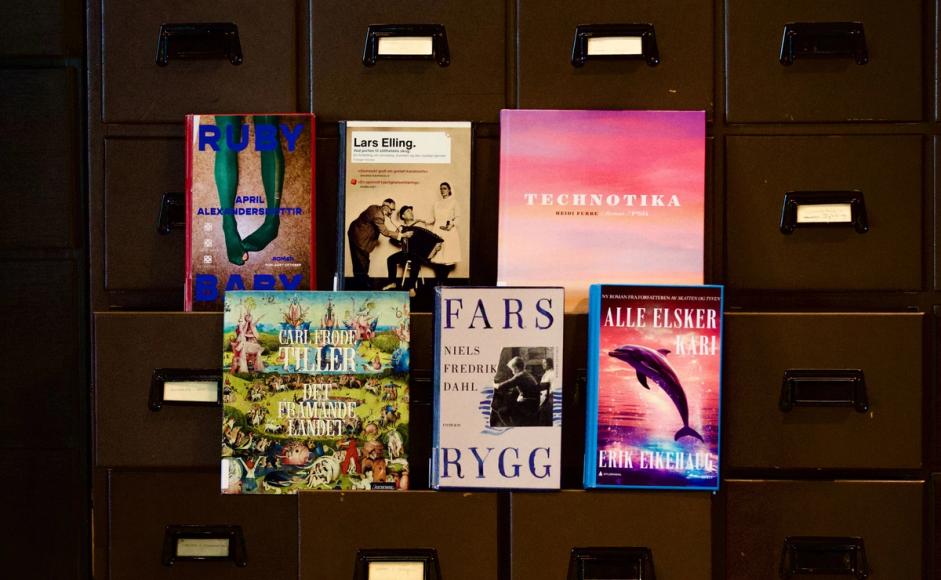 De nominerte bøkene bibliotekets litteraturpris 2026.