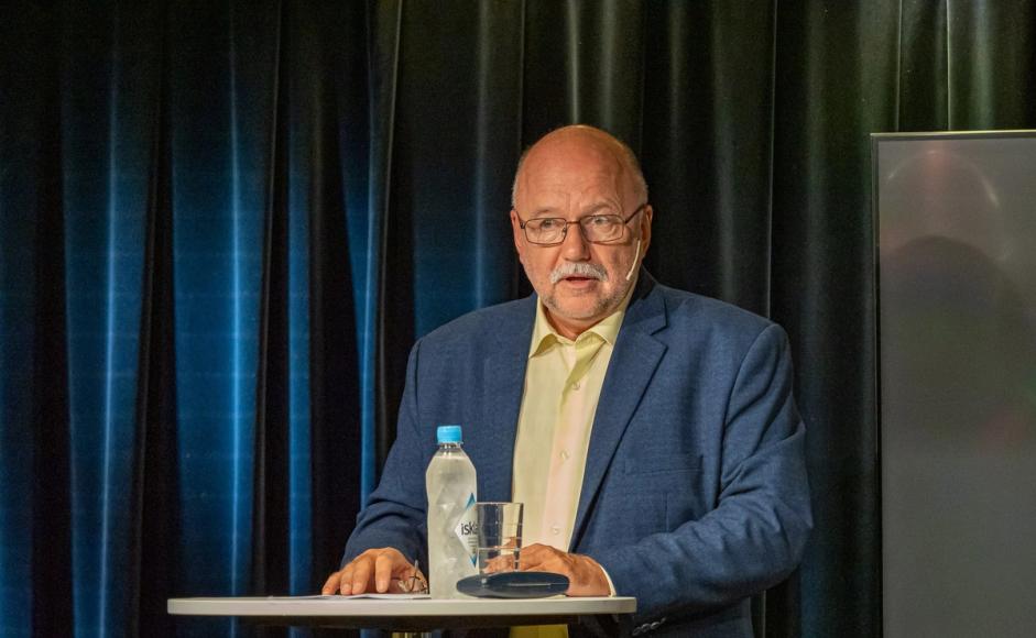 Bilde av Andrej Kurkov på Kapittel22 foto Asgeir Ravndal