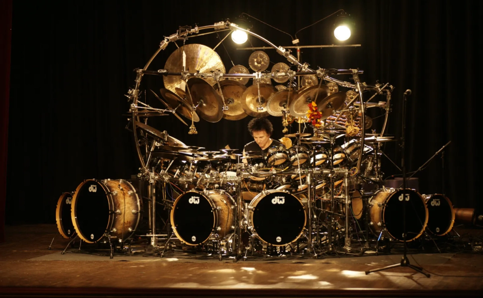 Terry Bozzio stort trommesett