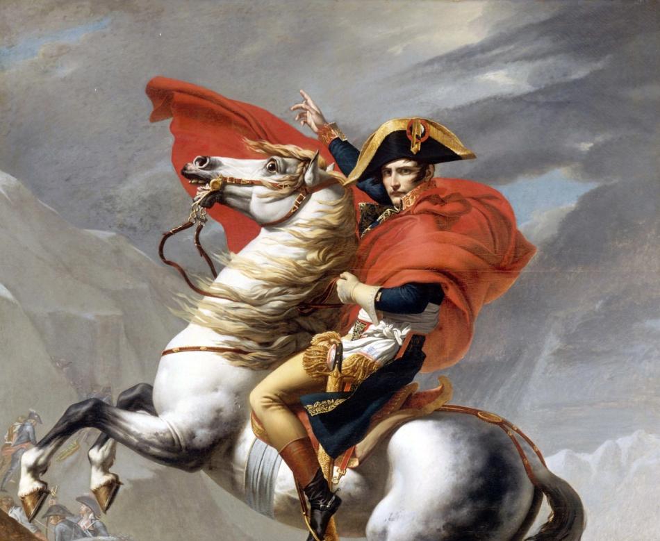 Napoleon på hest, maleri