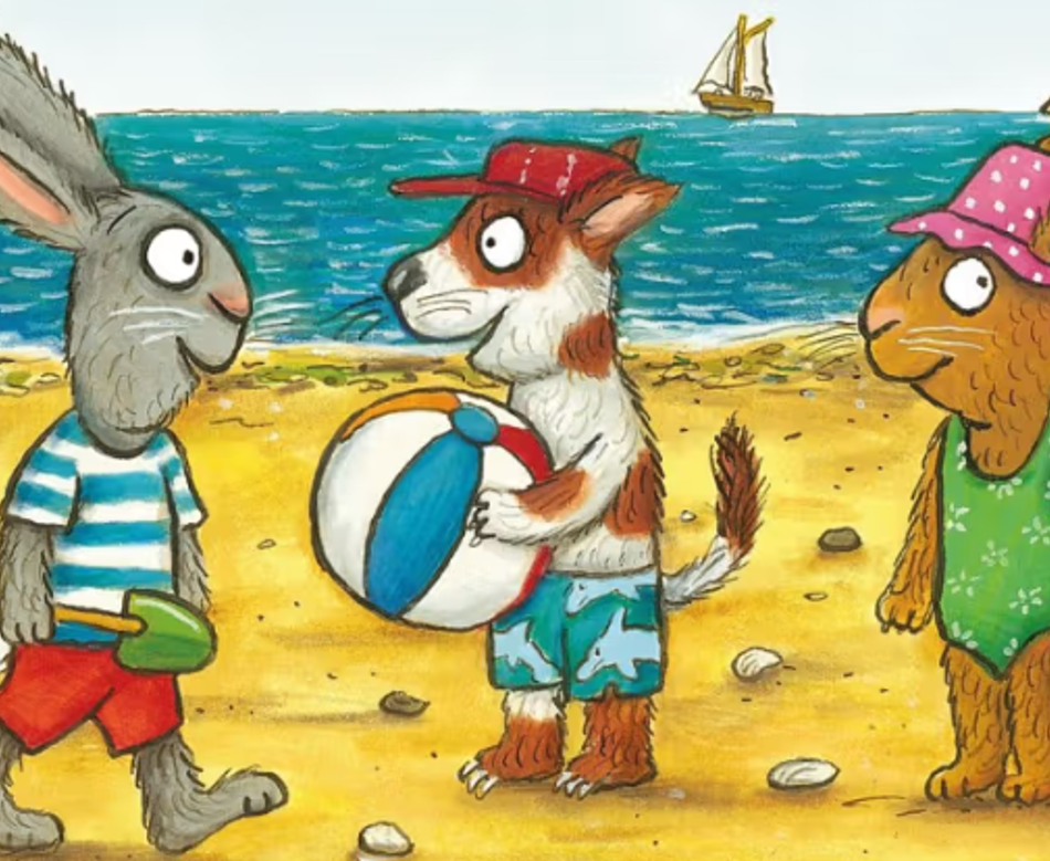 Foto av bokcover fra en bok for de aller minste.