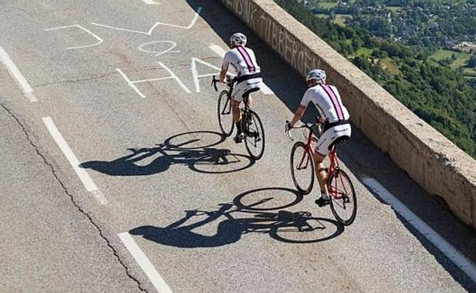 To syklister i Mellom-Europa