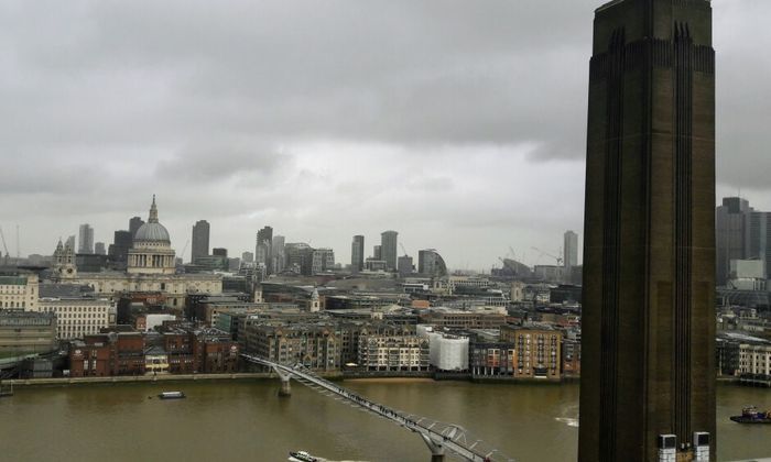 London sett fra Tate Modern Gallery (foto: Åsmund Ådnøy, 2019)