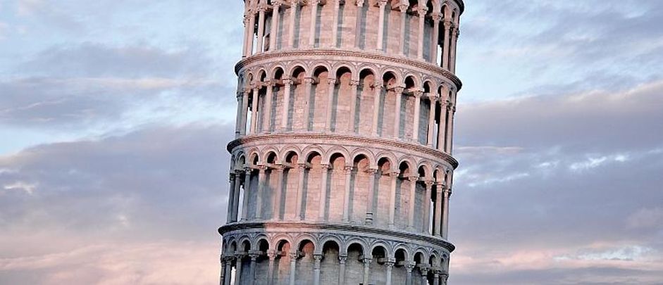 Det skjevet tårnet i Pisa (utsnitt)
