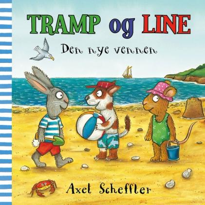 Tramp og Line Den nye vennen av Axel Scheffler bokforside