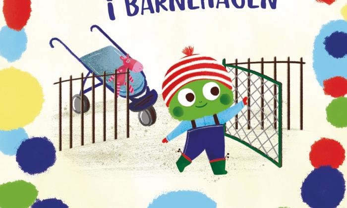 Bilde av forsiden til Max skal i barnehagen av Ellen Karlsson