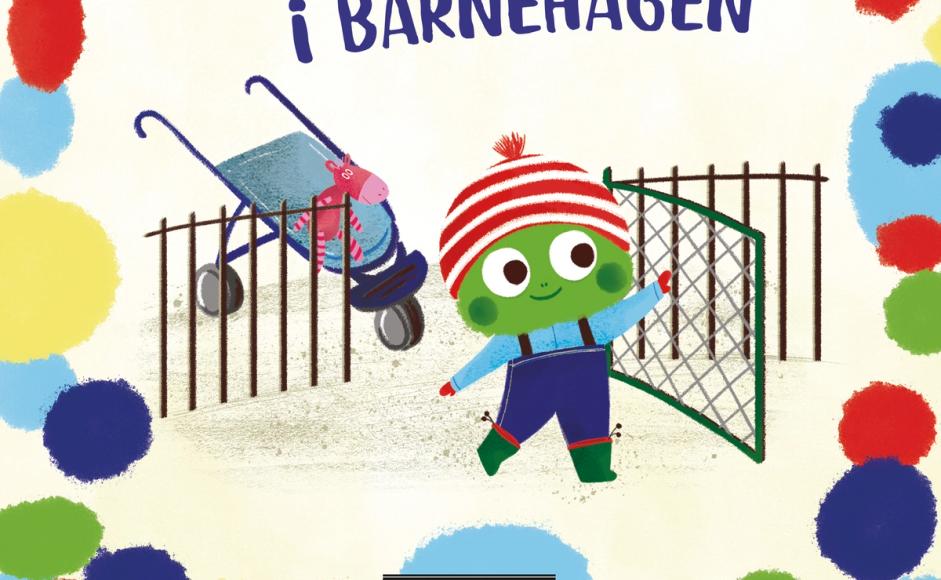 Bilde av forsiden til Max skal i barnehagen av Ellen Karlsson