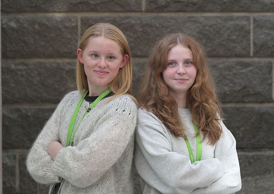 Linn Steinhaug Ådnøy og Lila Amundsen