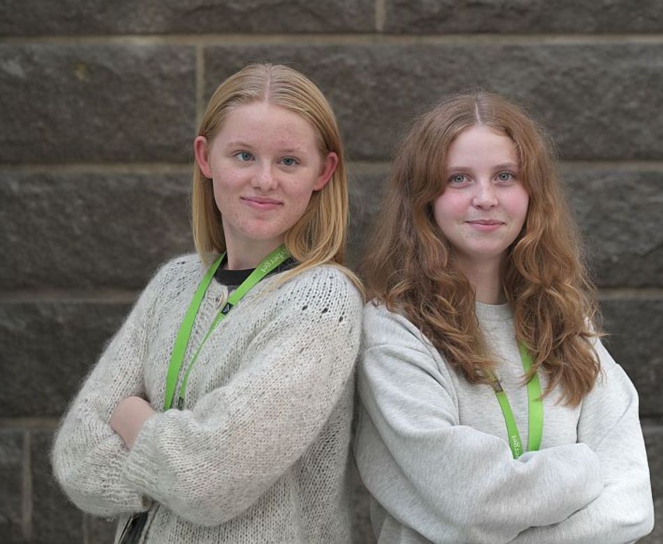Linn Steinhaug Ådnøy og Lila Amundsen