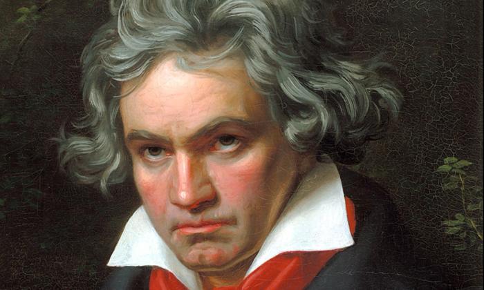 Ludwig van Beethoven portrett av Joseph Karl Stieler i 1820