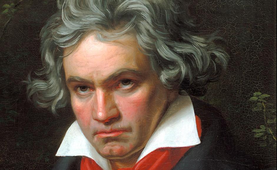 Ludwig van Beethoven portrett av Joseph Karl Stieler i 1820