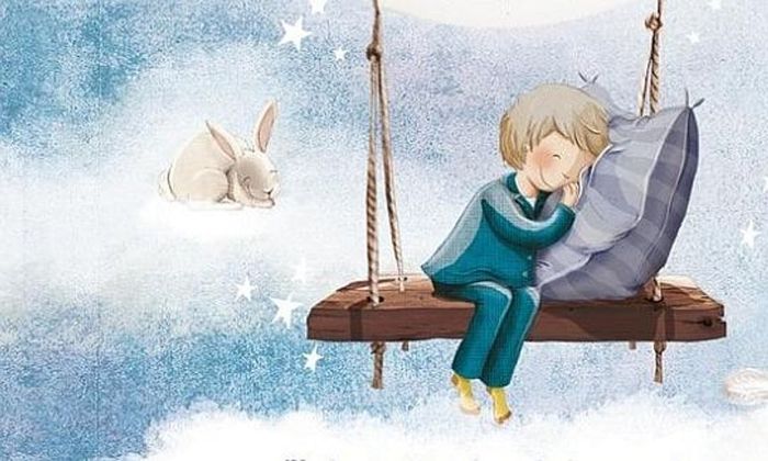 Fra bokcover "Les mer i søvn" av Claire Hawcock