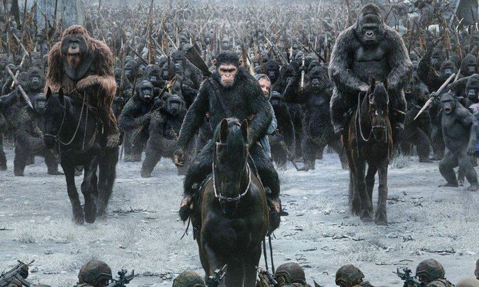 Fra filmen "War of the Planet of the Apes"