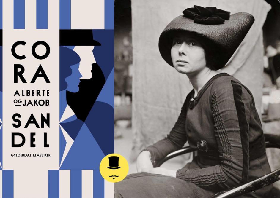 Bokcover og Cora Sandel.