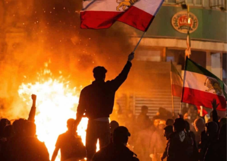 Demonstranter i Iran