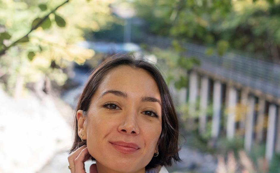Portrettbilde av Monica Goksøyr Foto av Oda Berby for Aschehoug