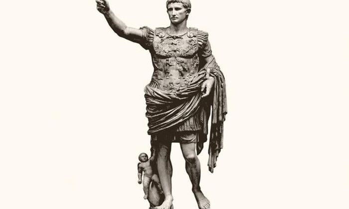 Den guddommelige Augustus' bragder bokforside